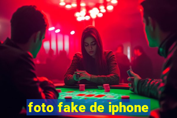 foto fake de iphone